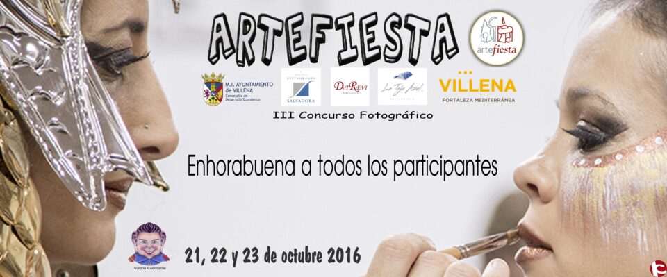 Termina el plazo de participación en el 3º Concurso Fotográfico "Artefiesta Villena 2016