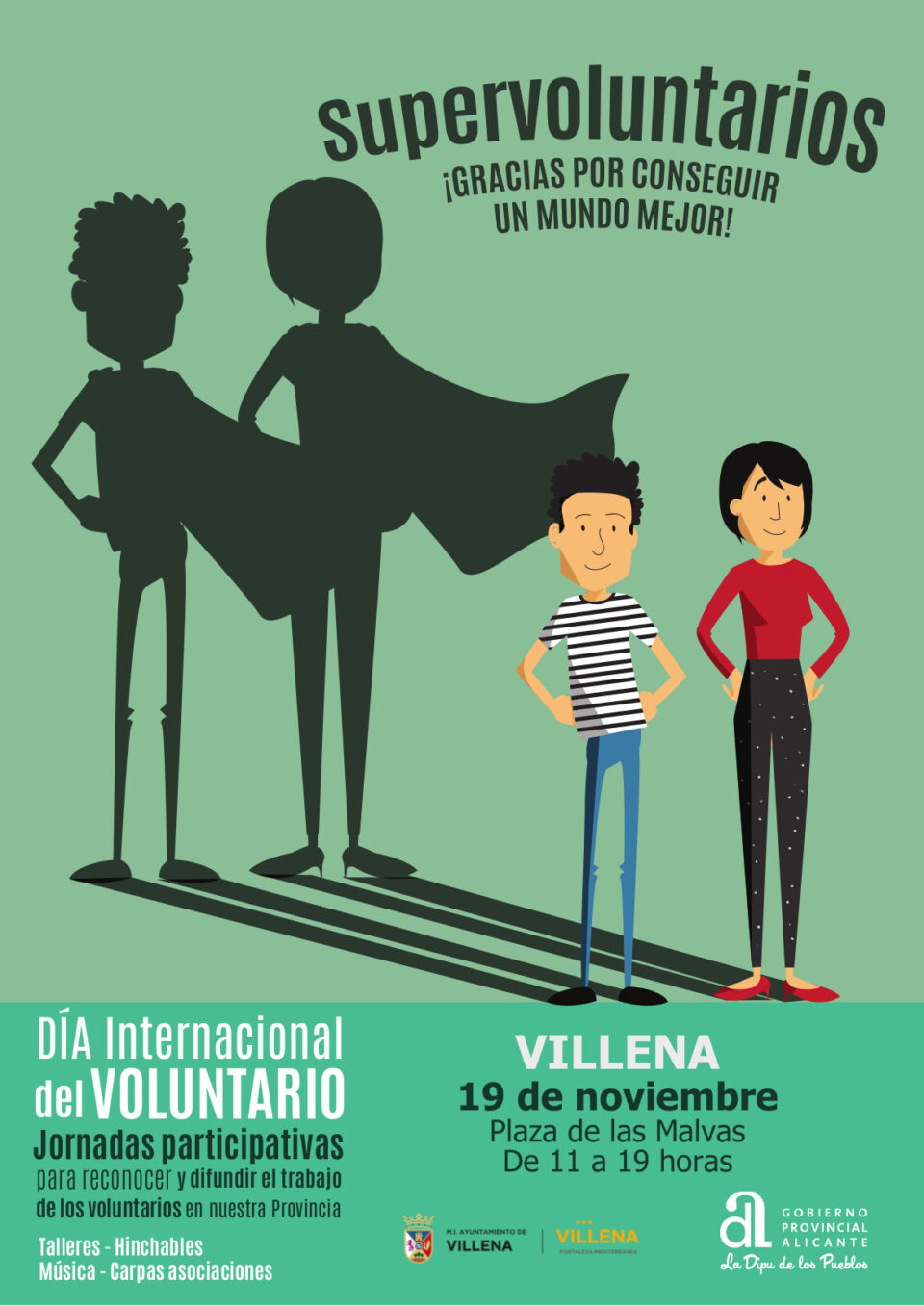 Feria del Voluntariado en la Plaza de las Malvas