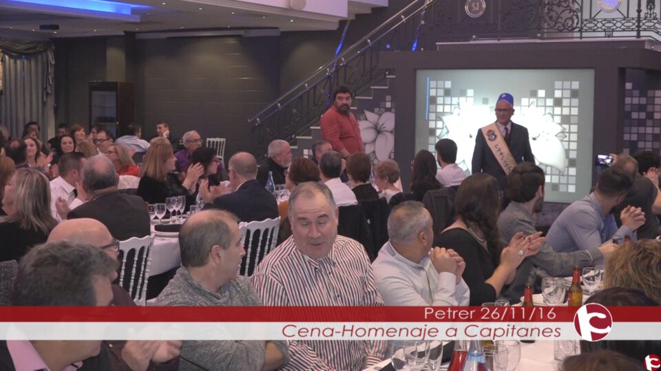 Concluye el Mig Any con la Cena-Homenaje a Capitanes y la proyección del Audiovisual y película de Fiestas 2016