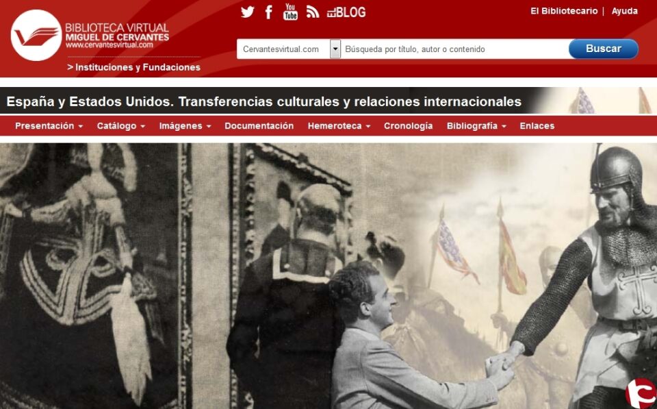 La Cervantes dedica un portal a les relacions entre Espanya i els Estats Units
