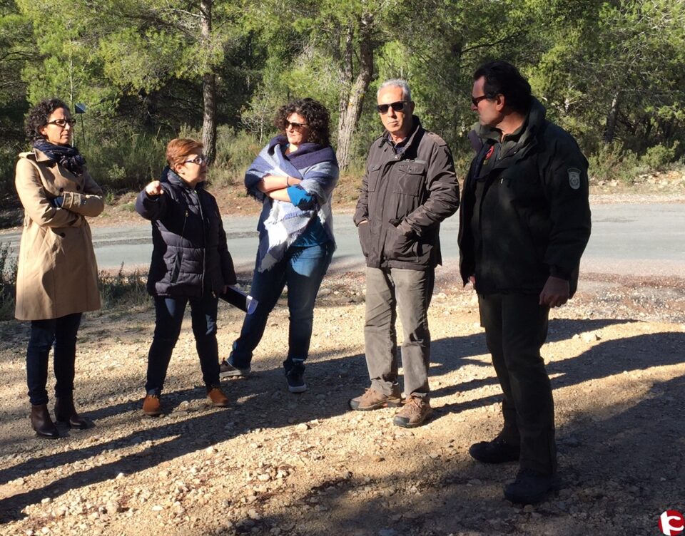 La directora general de Prevención de Incendios Forestales y el director general de Medio Natural visitan Petrer
