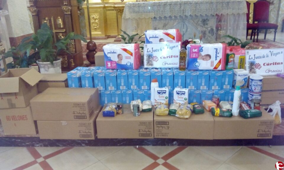 La Junta de la Virgen colabora un año más con Cáritas
