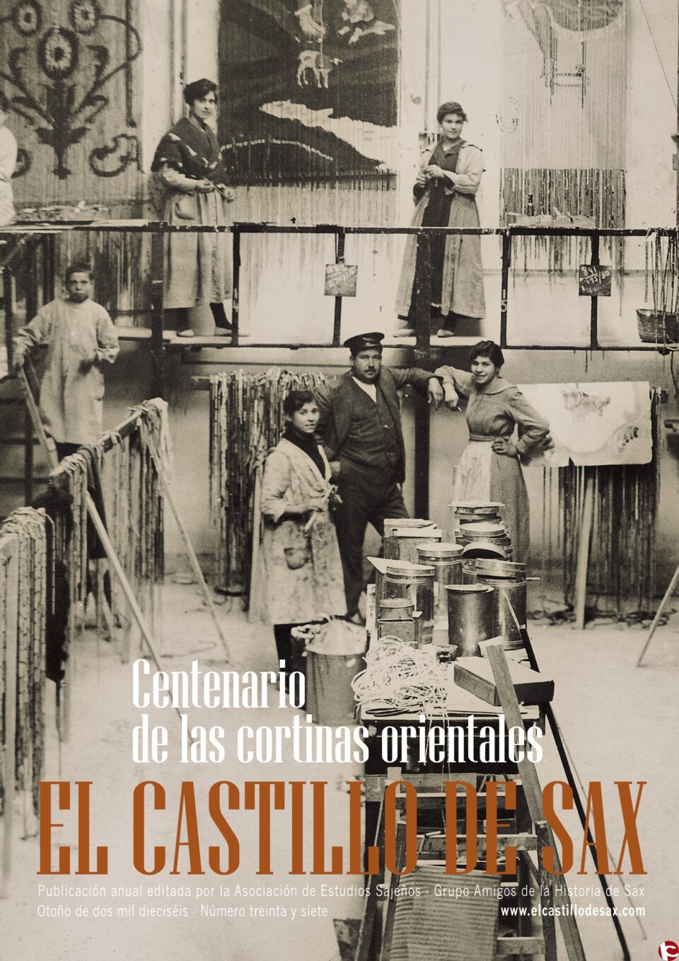 Portada de la revista El Castillo de Sax nº 37 que saldrá a la venta el próximo sábado 17 de diciembre