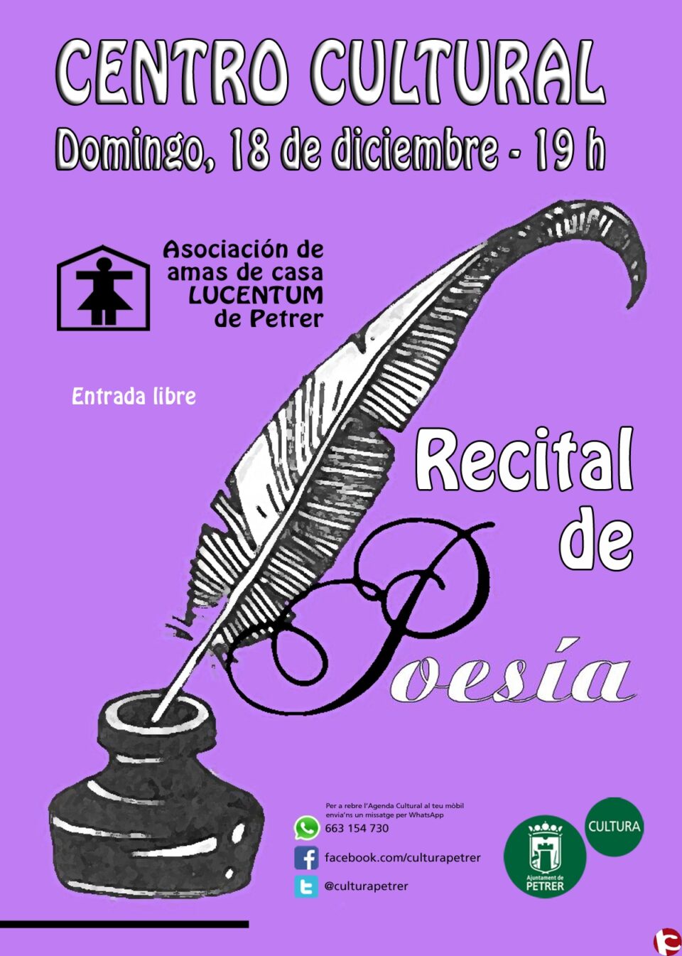 Recital poético en Petrer