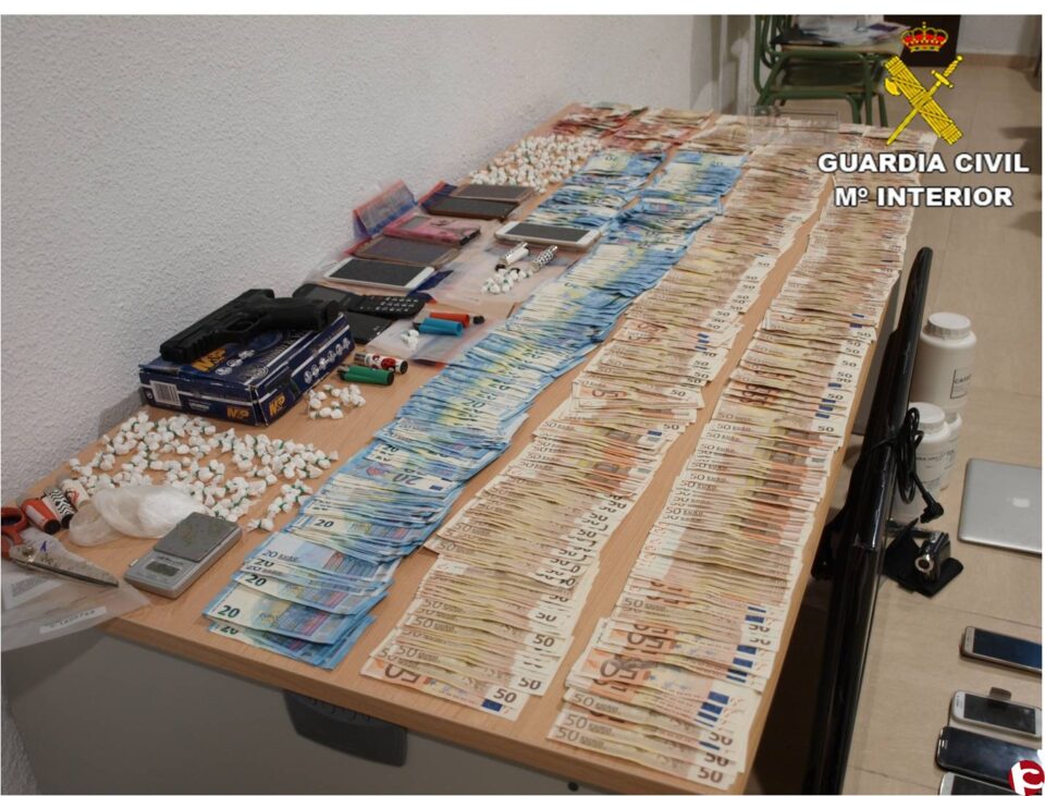 La Guardia Civil desarticula en Ibi una importante organización criminal dedicada al tráfico de drogas.