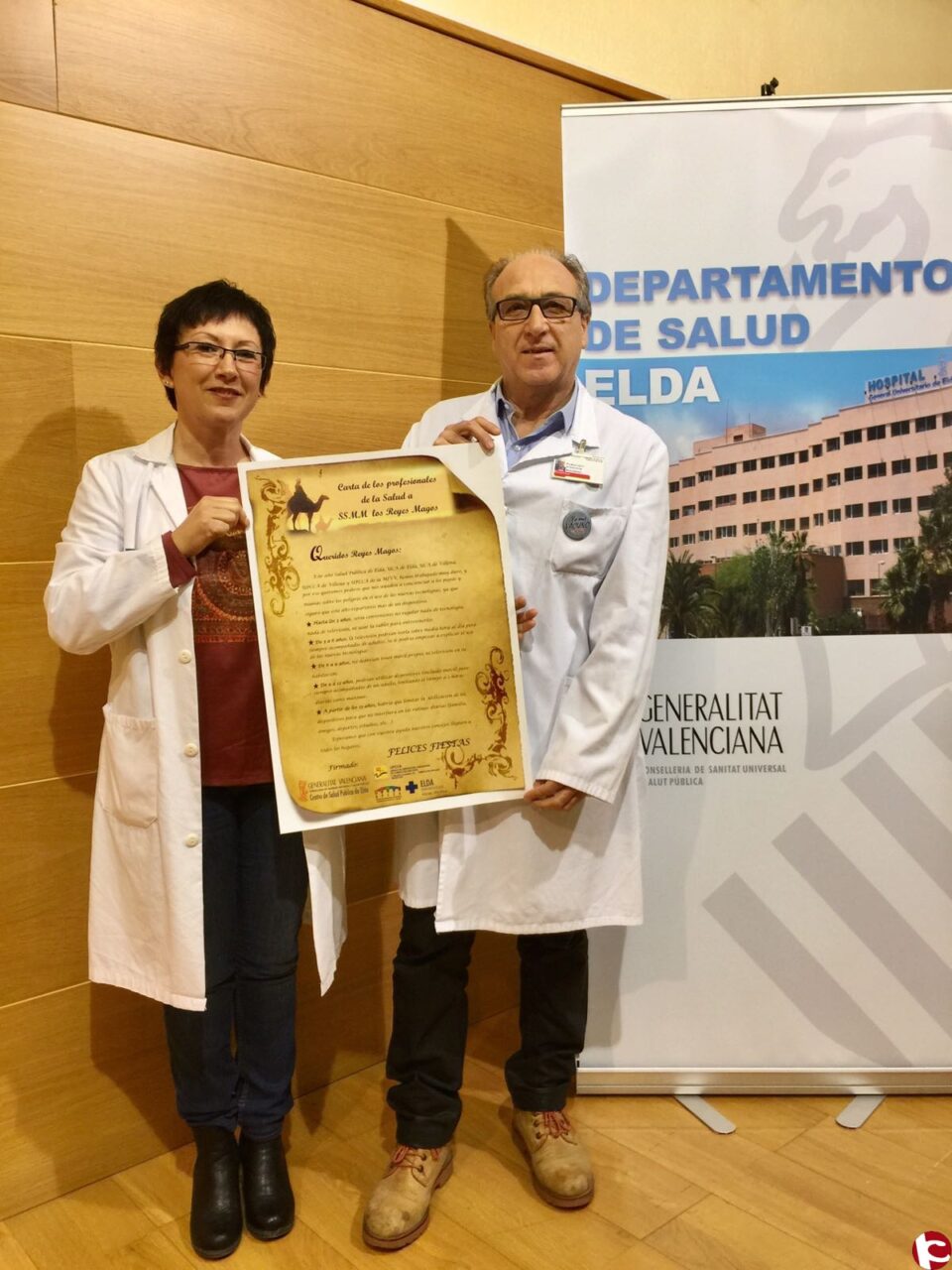 Los profesionales de la Salud piden ayuda a SSMM los Reyes Magos para el buen uso de las nuevas tecnologías.