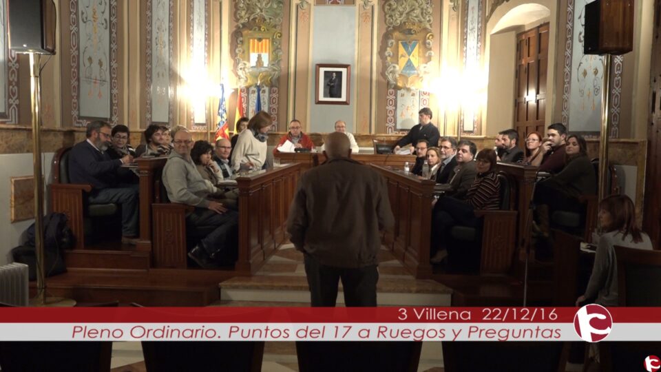 Pleno Ordinario del Mes de diciembre