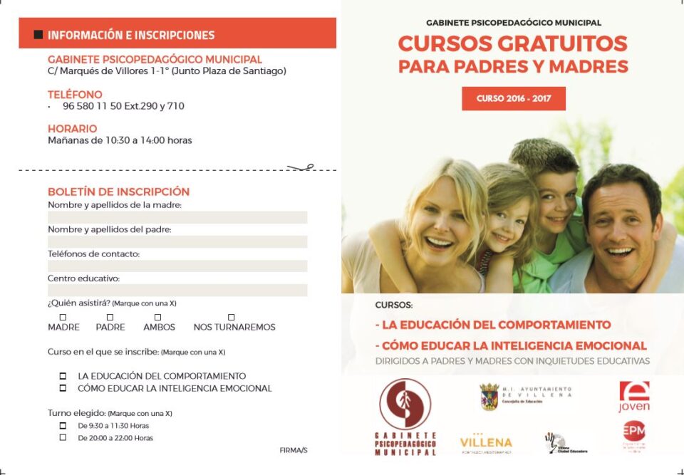 Cursos Gratuitos para Padres y Madres