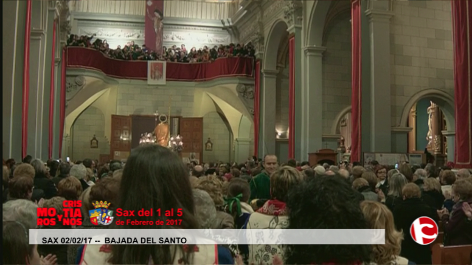 San Blas vuelve a su pueblo después de la Bajada del Santo