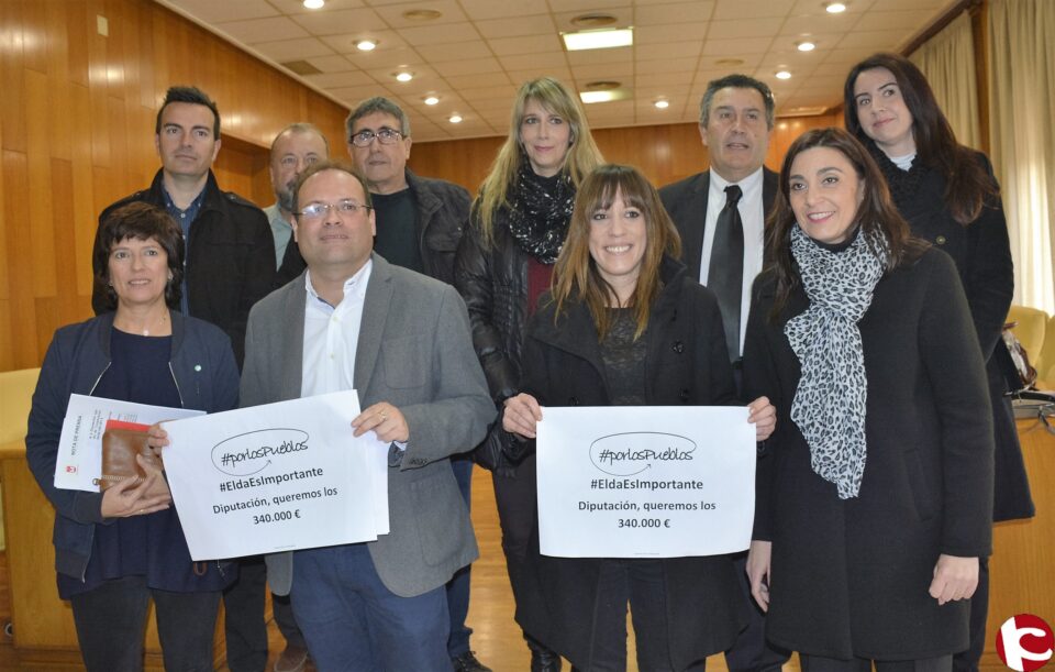 El equipo de Gobierno pide a Diputación que recitifique y aporte al Fondo de Cooperación Local para evitar que Elda pierda 340.261 