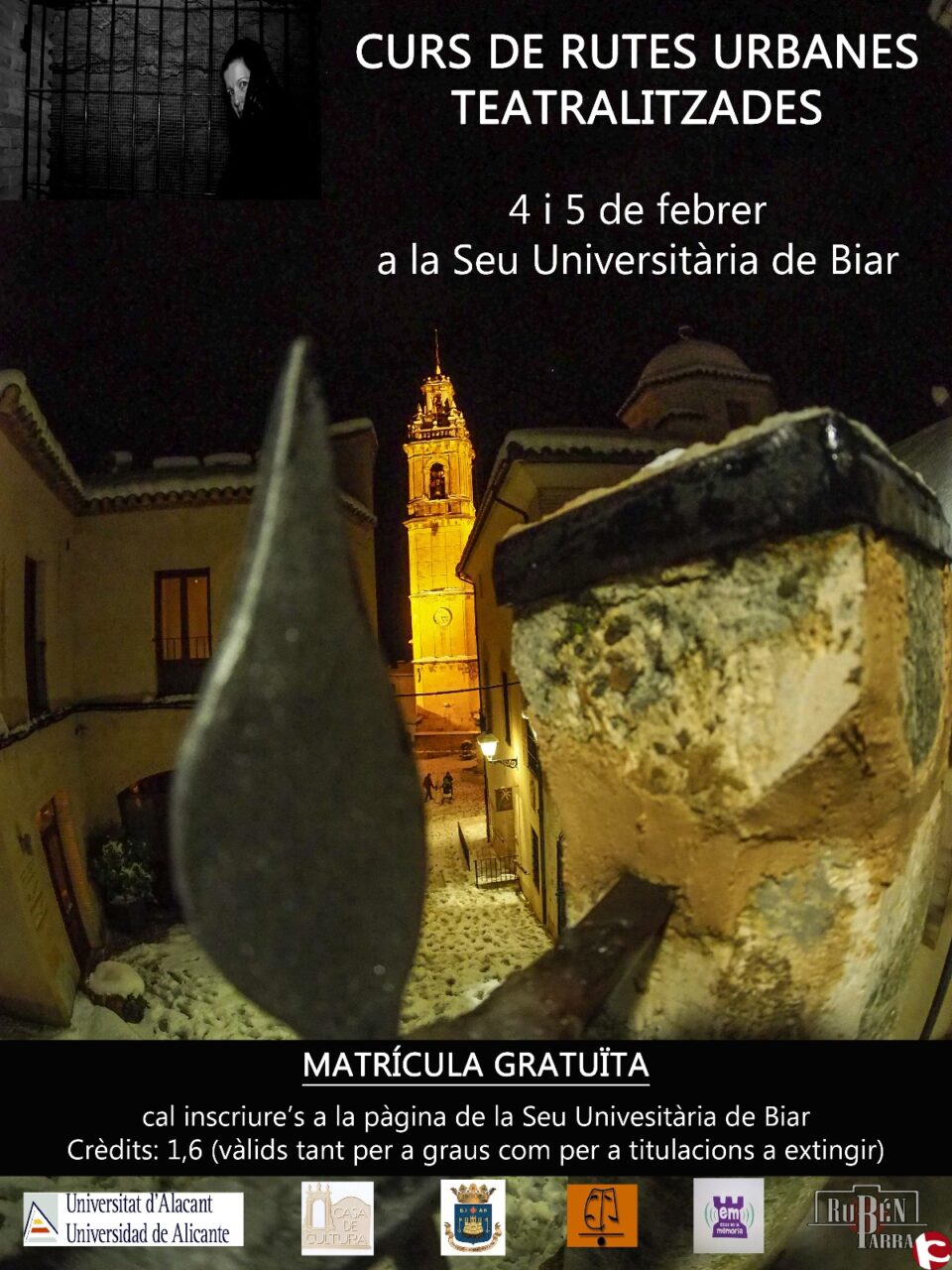 La Seu Universitària de Biar presenta un curs per a fer rutes urbanes teatralitzades