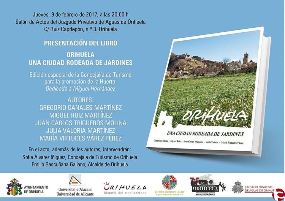 Oriola acull la presentació del llibre Orihuela