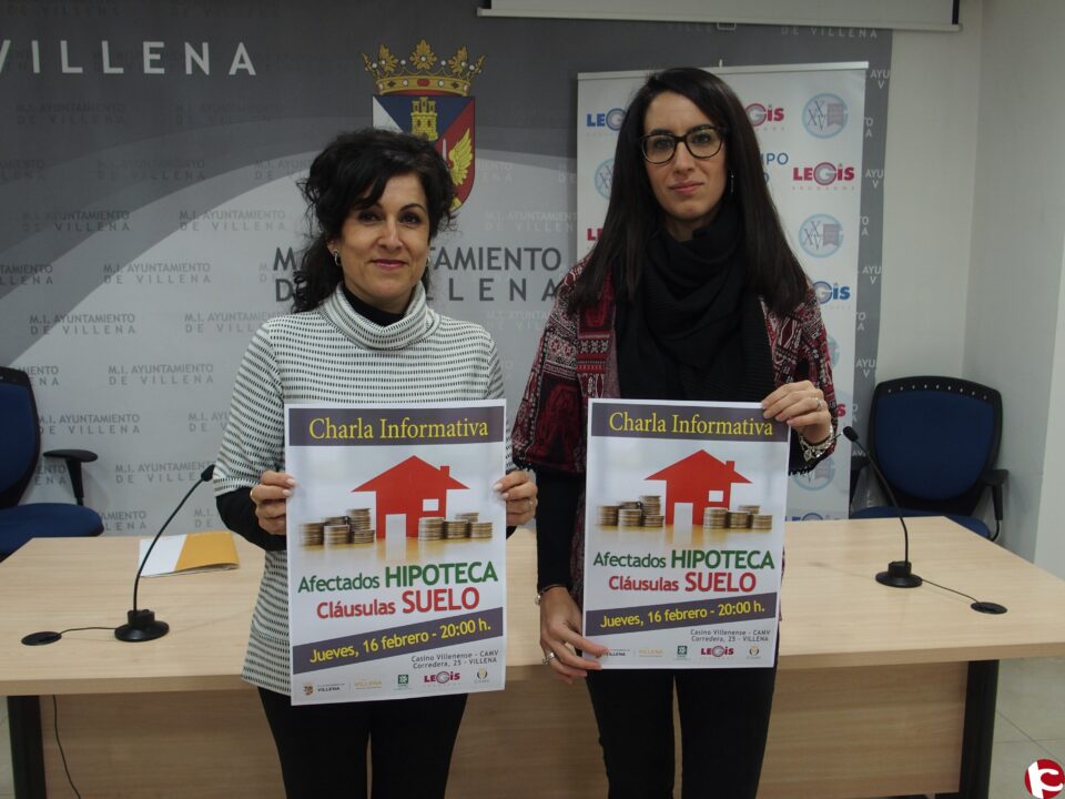 Charla informativa sobre cláusulas suelo en hipotecas