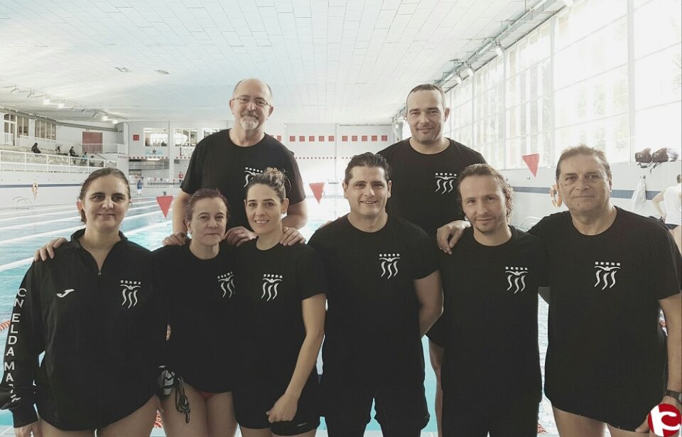 Brillante participación del Club de Natación Elda Máster en el II Control celebrado en el "Esperanza LAG" de Elche