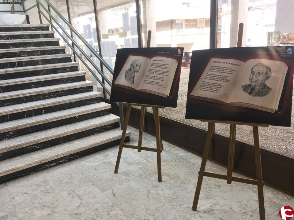 La poesía de Paco Mollá y de Enrique Amat sale a las calles de Petrer