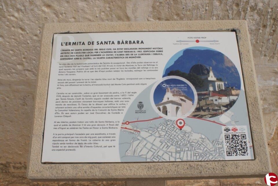 Monóvar renueva las infografías de los paneles turísticos de la ciudad