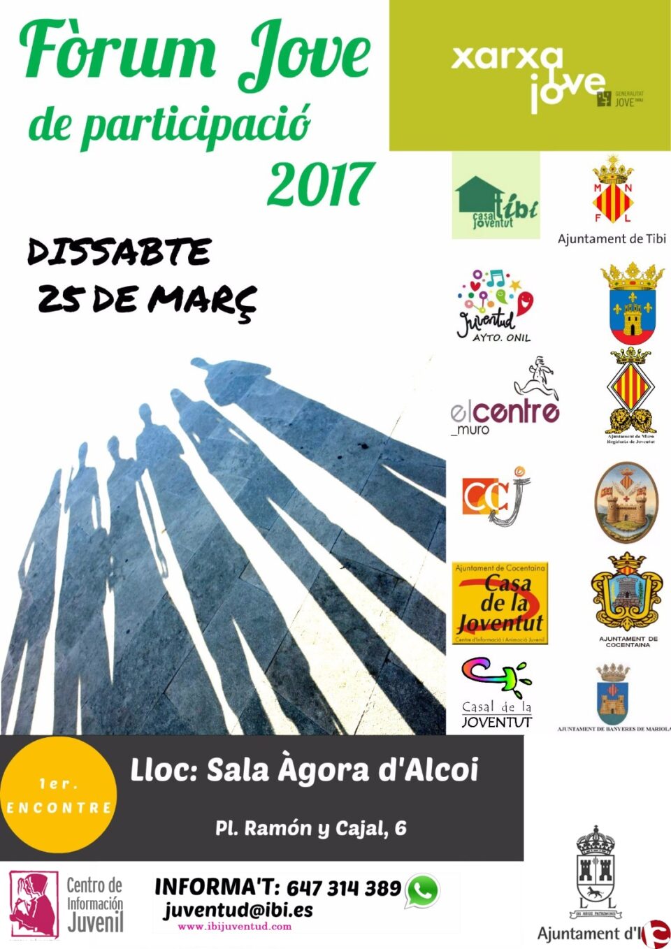 Ibi en el Fòrum de Participació de la Xarxa Jove L'Alcoià -Comtat