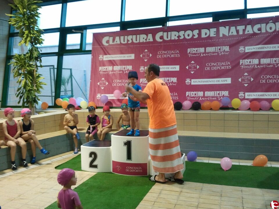 950 Personas fnalizan el Segundo Trimestre de los cursos de Natación