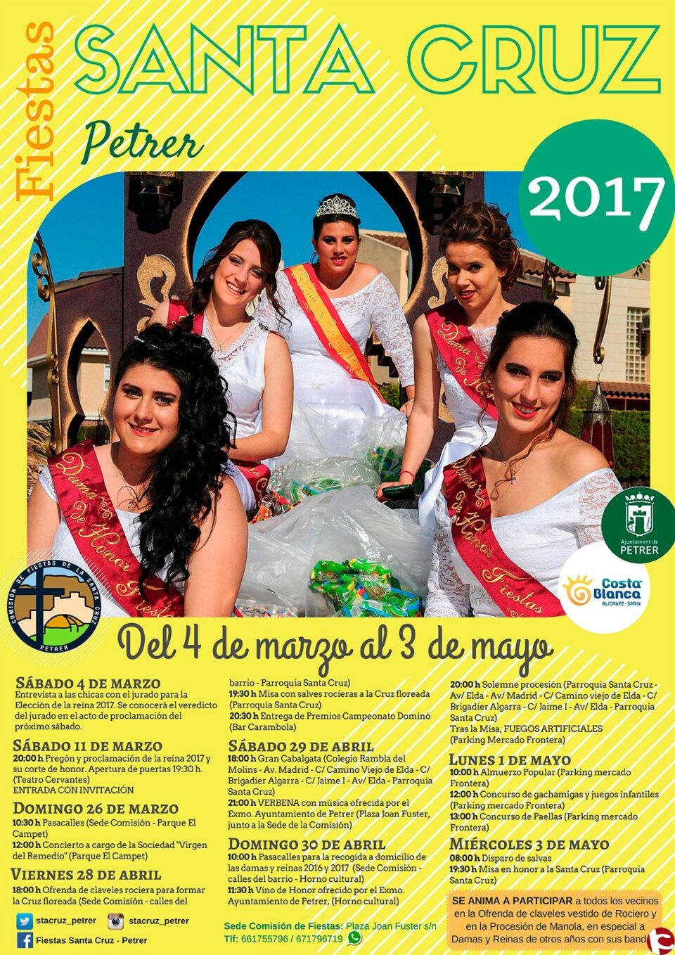 Presentado el Cartel de las Fiestas de la Santa Cruz 2017