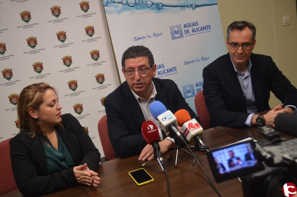 Aguas de Alicante compensa a los vecinos de Petrer por la reciente restricción en el consumo de agua