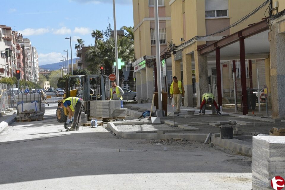 Las obras de la calle Méjico estarán finalizadas en mayo
