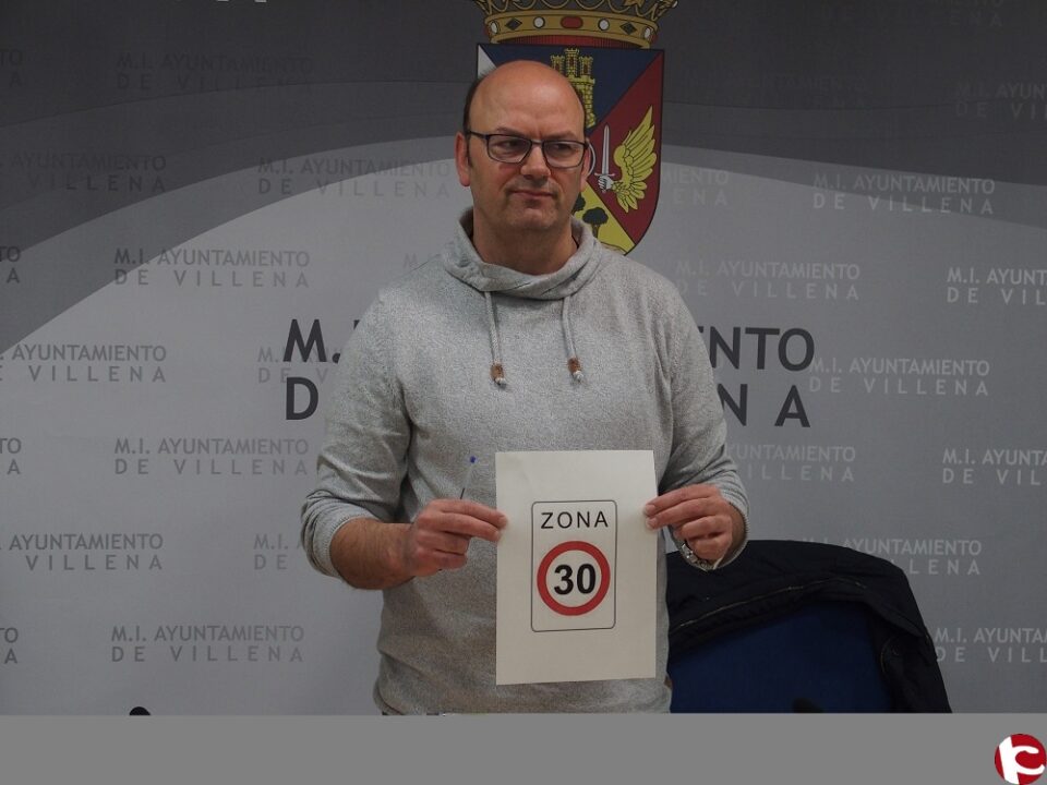 Moción para convertir Villena en Zona 30