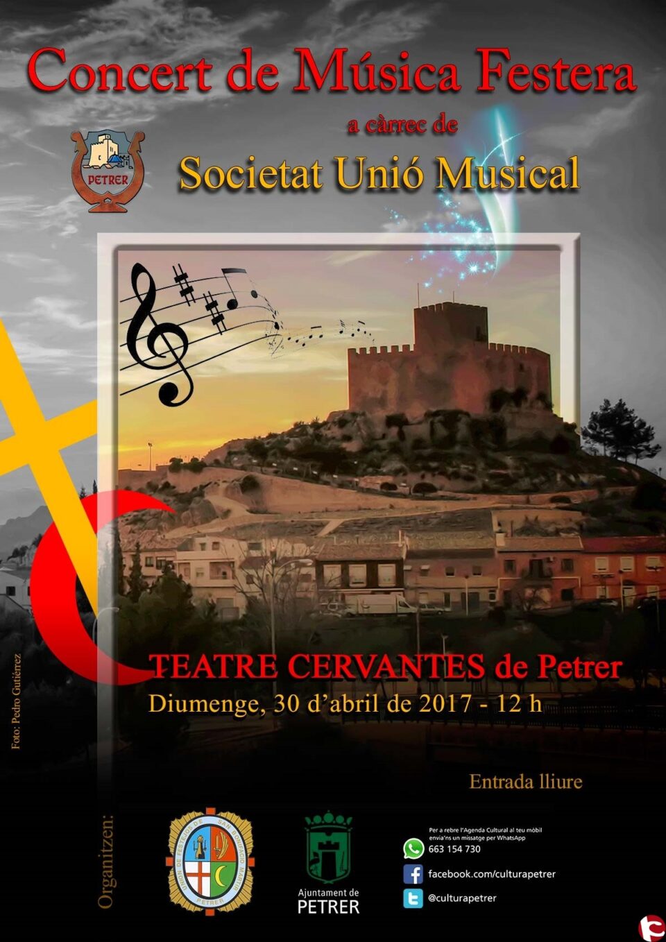 La Unión de Festejos celebrará el Concierto de Música Festera el domingo 30 de abril