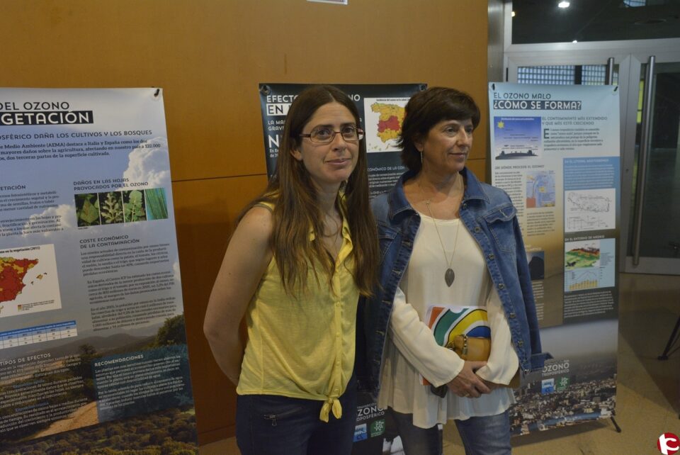 El vestíbulo del Museo del Calzado acoge la exposición ¿Qué aire respiramos?