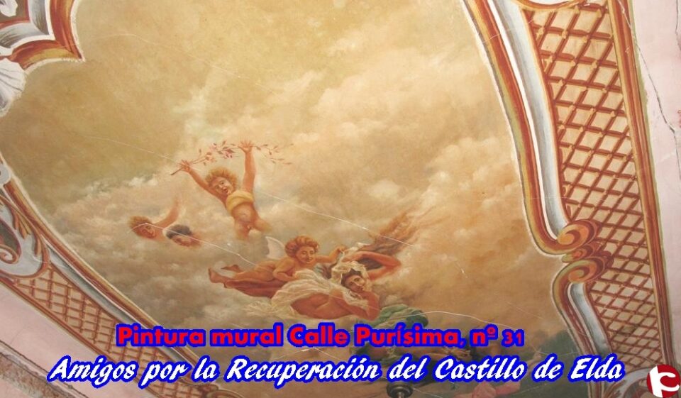 Un mural del siglo XVIII presidirá la entrada del ayuntamiento de Elda a finales del mes de junio.