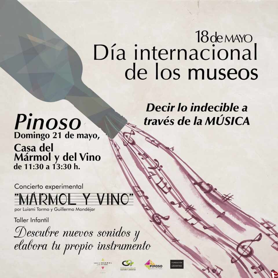 Pinoso celebra el Día de los Museos con un concierto experimental que utilizará mármol y botellas de vino como instrumentos