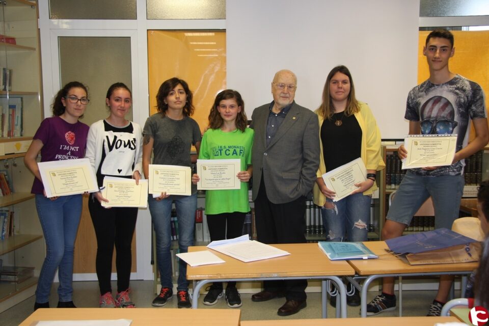 Antonio Porpetta en el IES Monastil