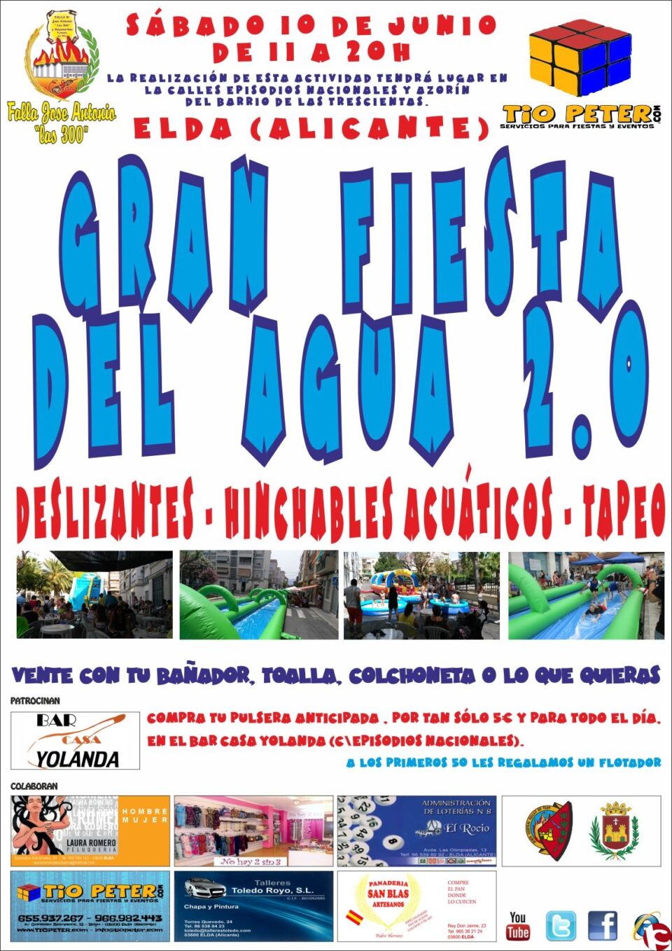Gran Fiesta del Agua 2.0 en Las 300