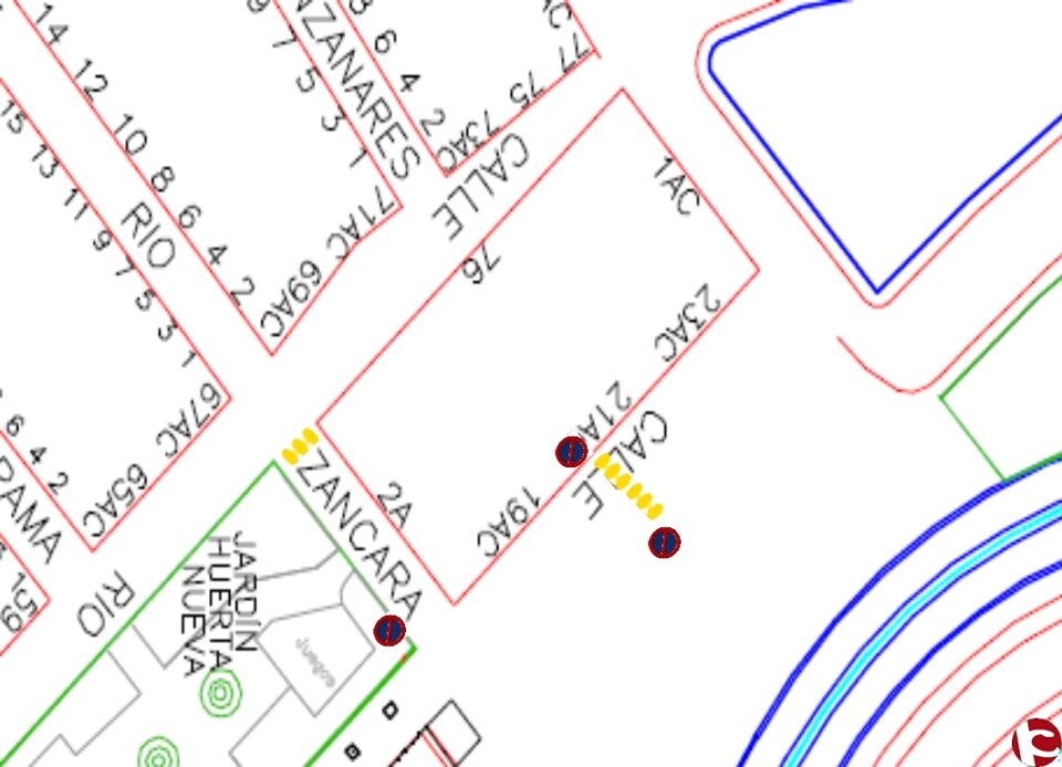 Informando del corte de calles por el huertanazo organizado por la Falla Huerta Nueva