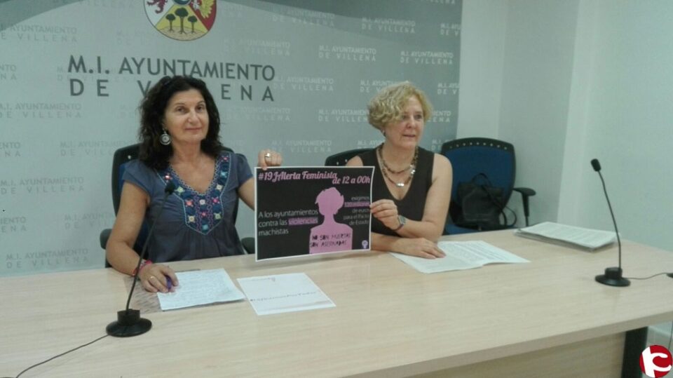 Encierro en el Ayuntamiento de Villena Contra la violencia de Género