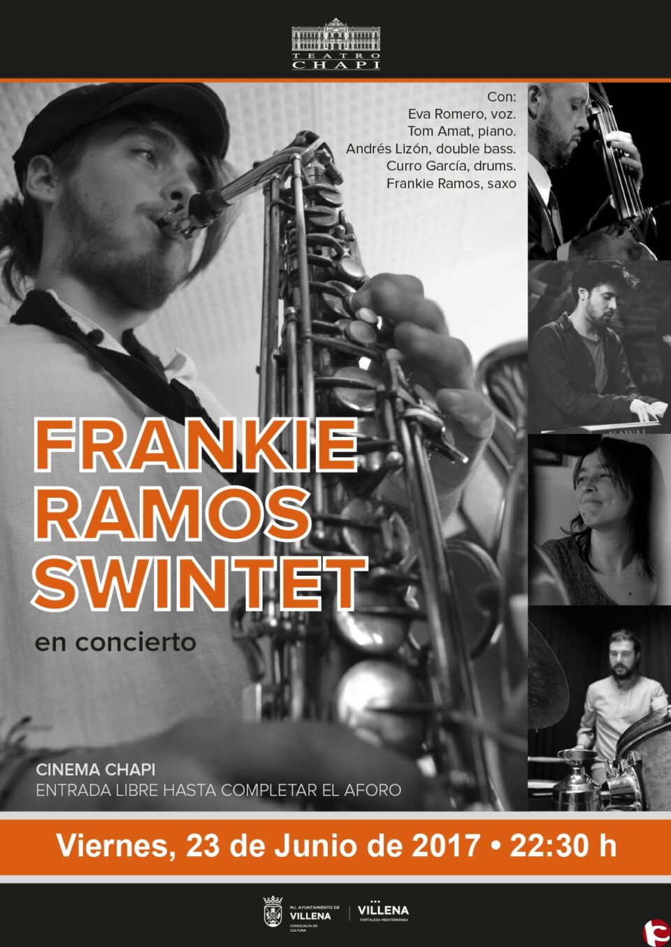 Fin de semana con música y teatro en el Cinema Chapí.