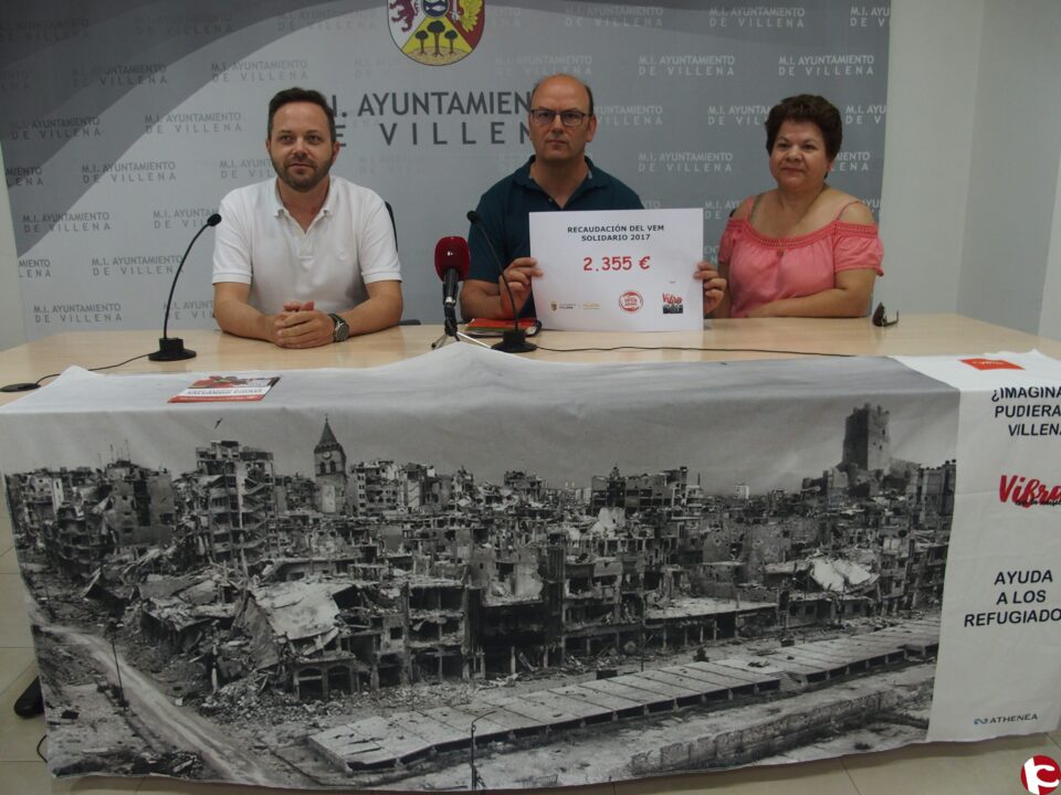 El VEM recauda 2.355 euros para las personas refugiadas de la guerra de Siria