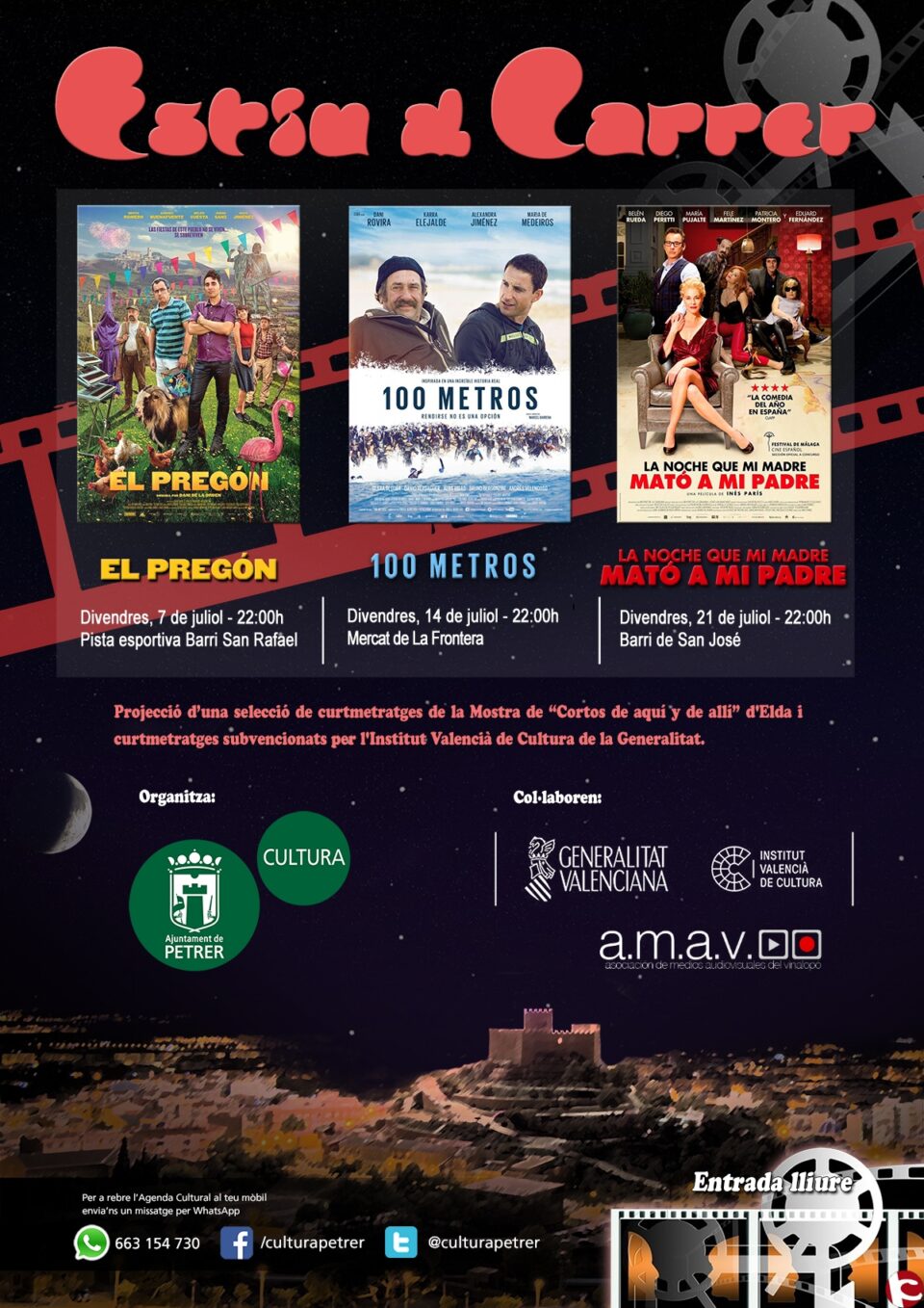 Petrer recibe el verano con música y cine