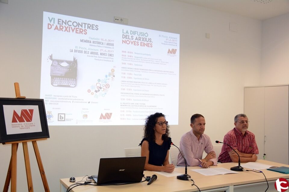 El VI Encuentro de la Asociación de Archiveros Valencianos se centra en la importancia de difundir y compartir los archivos