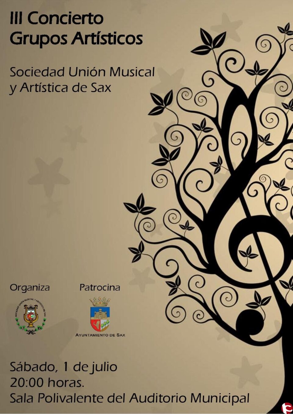 Los grupos artísticos de la Unión Musical estrenan el sábado la sala polivalente del Auditorio Municipal