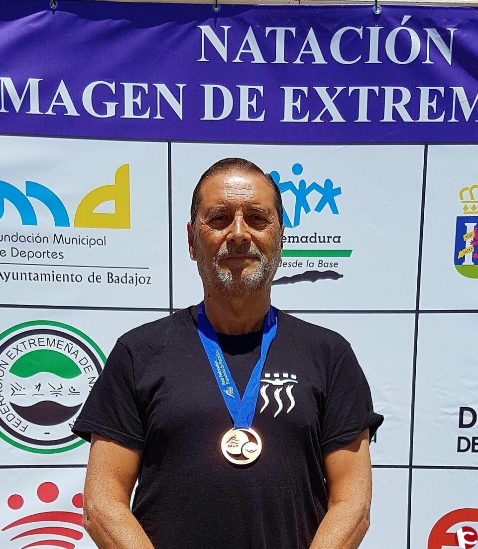 Juan Maestre Bronce en el Campeonato de España de Natación Máster