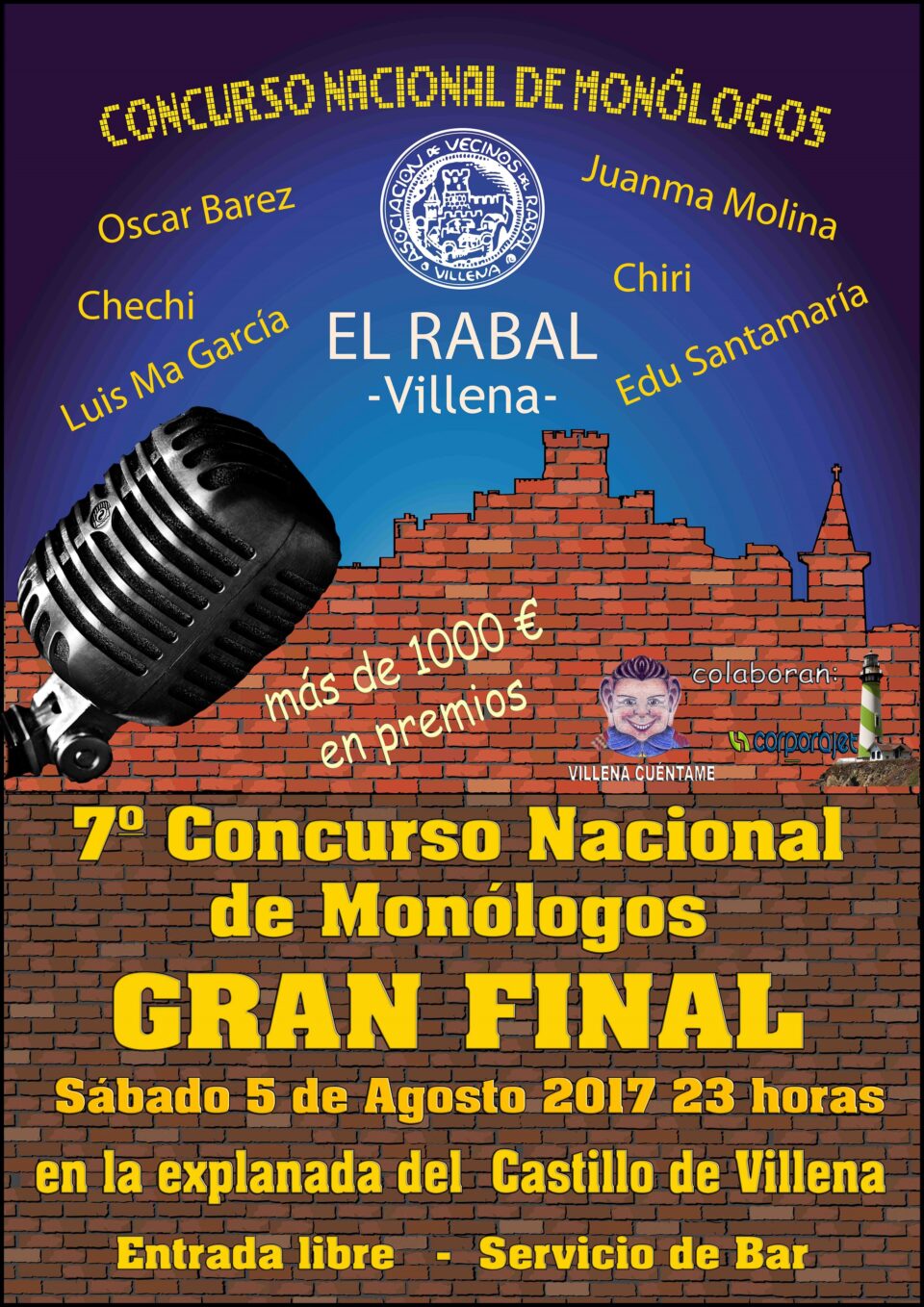 El concurso nacional de Monólogos El Rabal ya tiene a sus finalistas