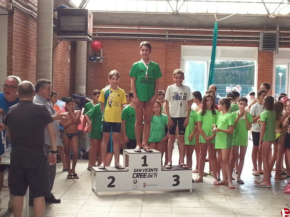 Dos podium para Darío Marco en la final del Autonómico de los XXXV Jocs Sportius celebrado en San Vicente del Club de Natación Villena Alto Vinalopó