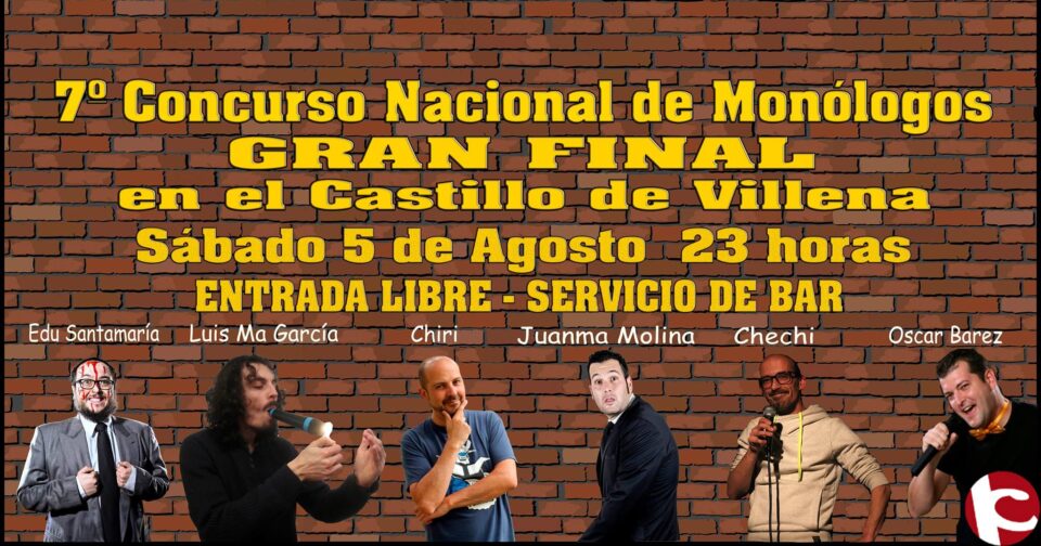 El valenciano Edu Santamaría gana el primer premio del 7º Concurso nacional de monólogos "EL RABAL VILLENA 2017"