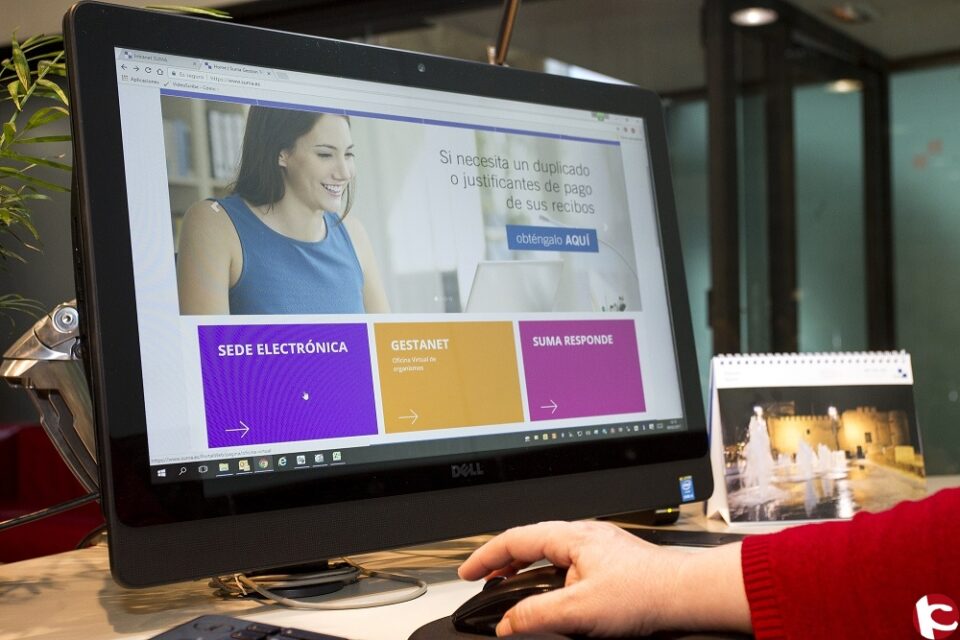 Suma potencia su web para facilitar a los contribuyentes la realización de todo tipo de gestiones.