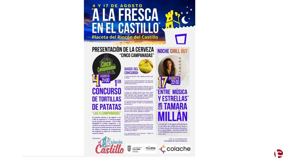La Segunda noche de A la Fresca en el Castillo contará con la actuación de Tamara Millán