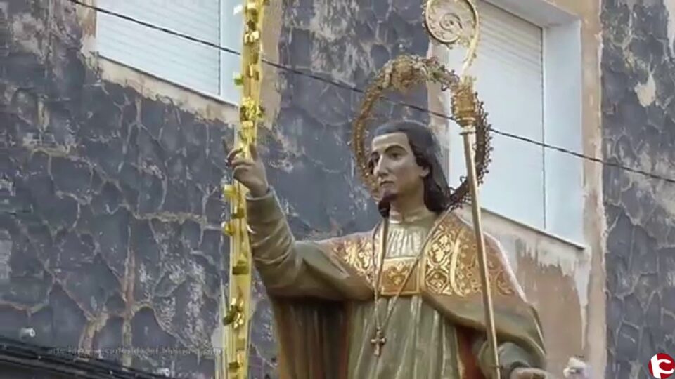 Sax ha celebrado hoy la misa de San Blas del mes de septiembre
