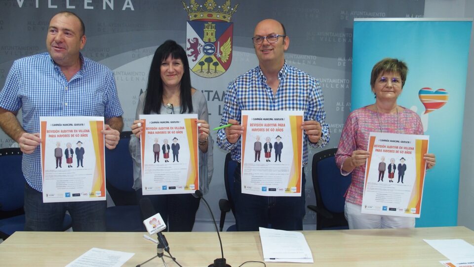Campaña gratuita de revisión auditiva para mayores de 60 años
