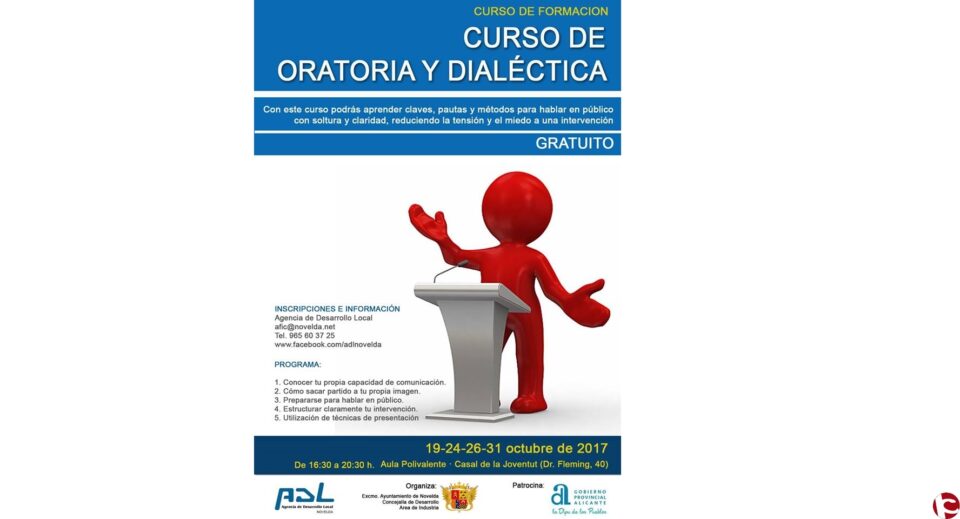 Desarrollo organiza cursos de oratoria y emprendimiento