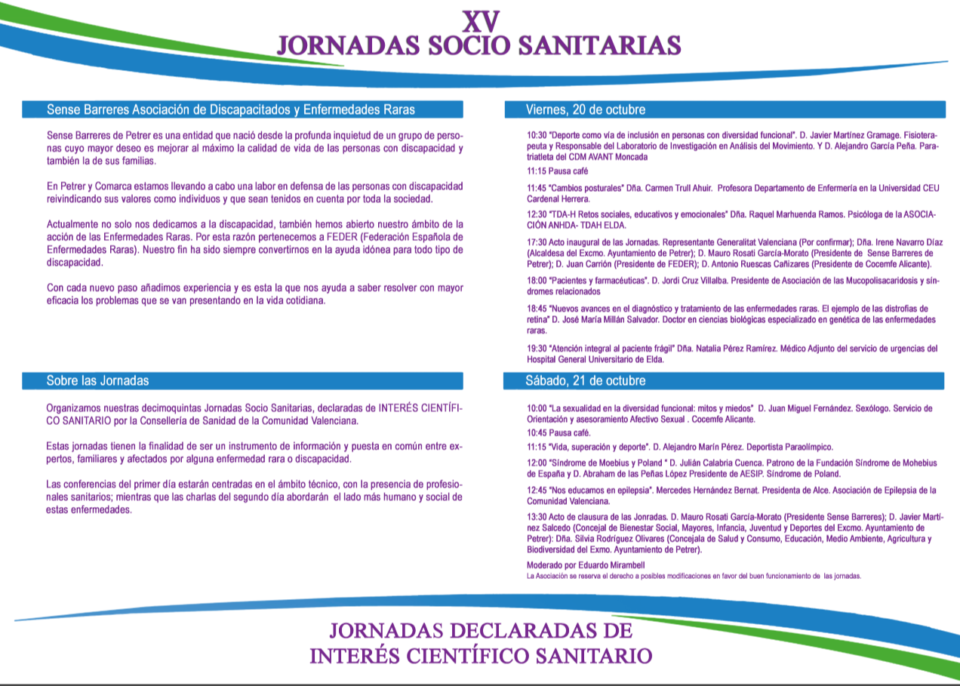 Jornadas socio-sanitarias 2017