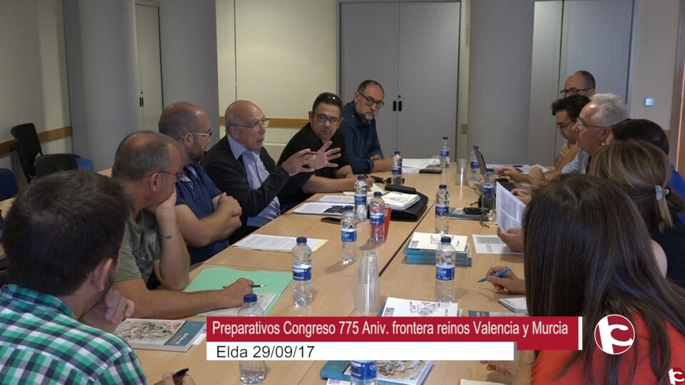 Reunión Elda del Congreso 775 anivesrsario de la frontera entre los reinos de Valencia y Murcia